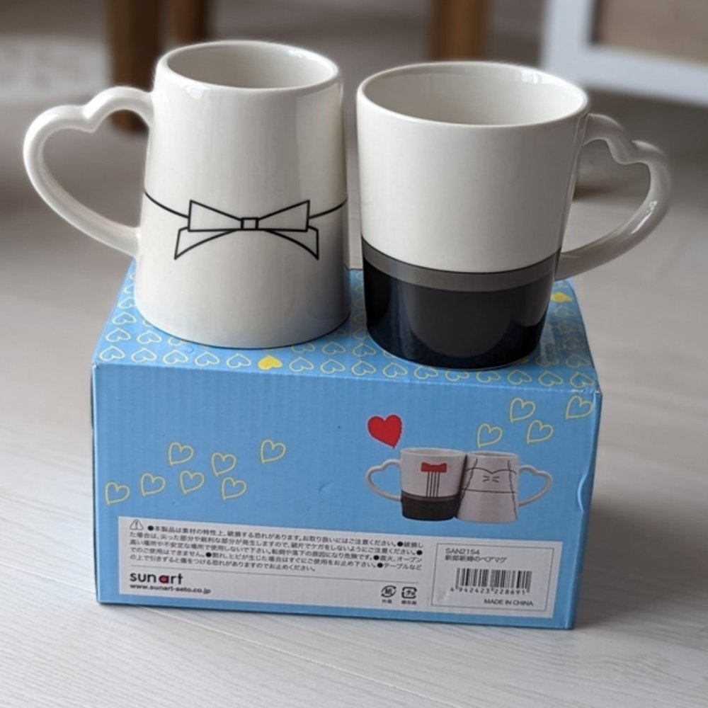 Couple/ Wedding Ceramic Mugs BNIB